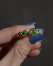 Load image into Gallery viewer, Sonoran Gold Stackers w/ 14k Yellow Gold Bezel Cup