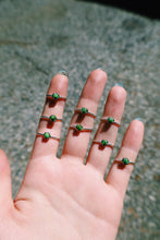 Load image into Gallery viewer, Sonoran Gold Turquoise Stackers w/ Talavera Bezel Cup