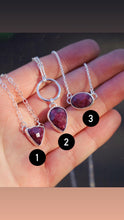 Load image into Gallery viewer, Faceted Ruby Necklace