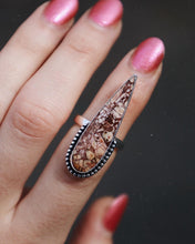 Load image into Gallery viewer, Picasso Jasper Talon Ring - Size 6.5