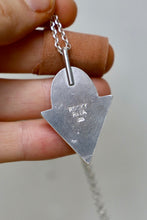 Load image into Gallery viewer, Mexican Fire Opal Pyramid Necklace