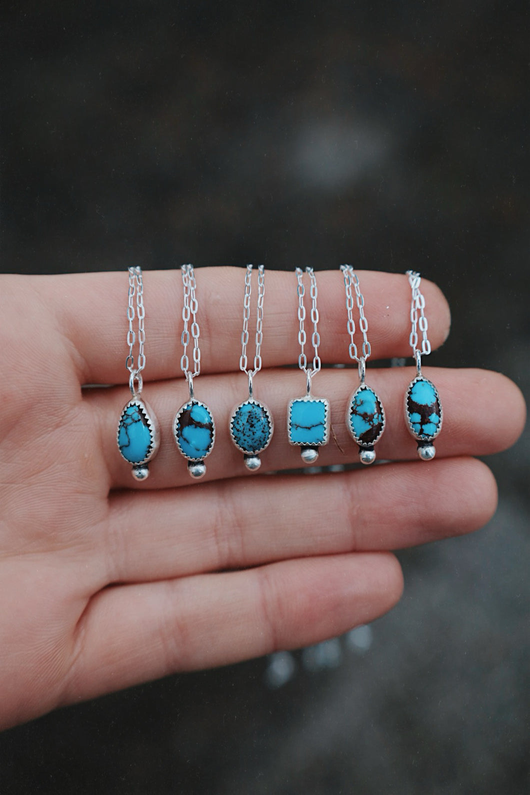 Dainty Egyptian Turquoise Necklace