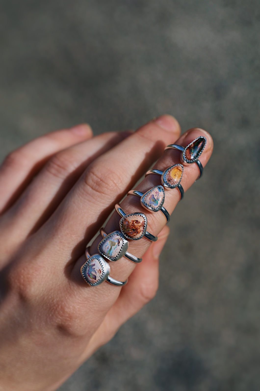 Mexican Fire Opal Ring