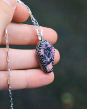 Load image into Gallery viewer, Rhodonite Coffin Choker
