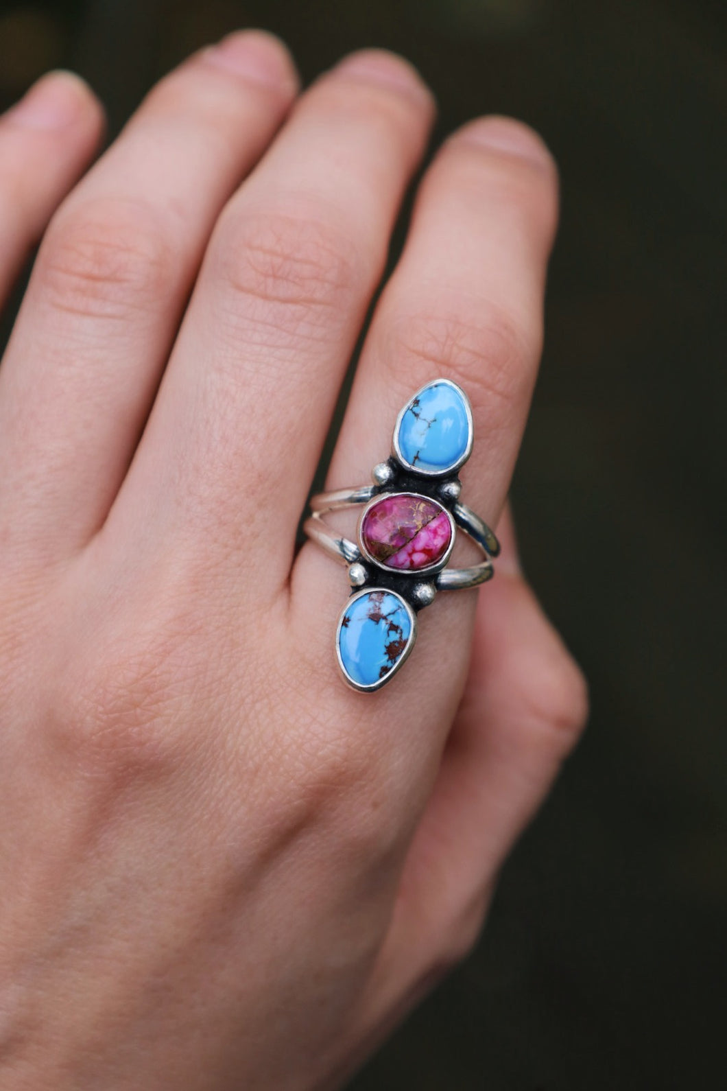 Tri-Stone Ring - Size 8.5