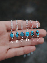 Load image into Gallery viewer, Dainty Egyptian Turquoise Necklace
