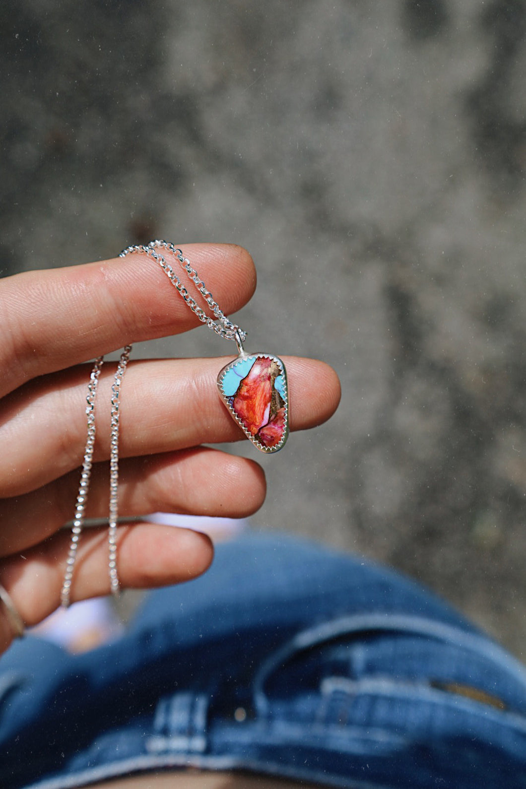 Blue Tide Naja Turquoise Necklace