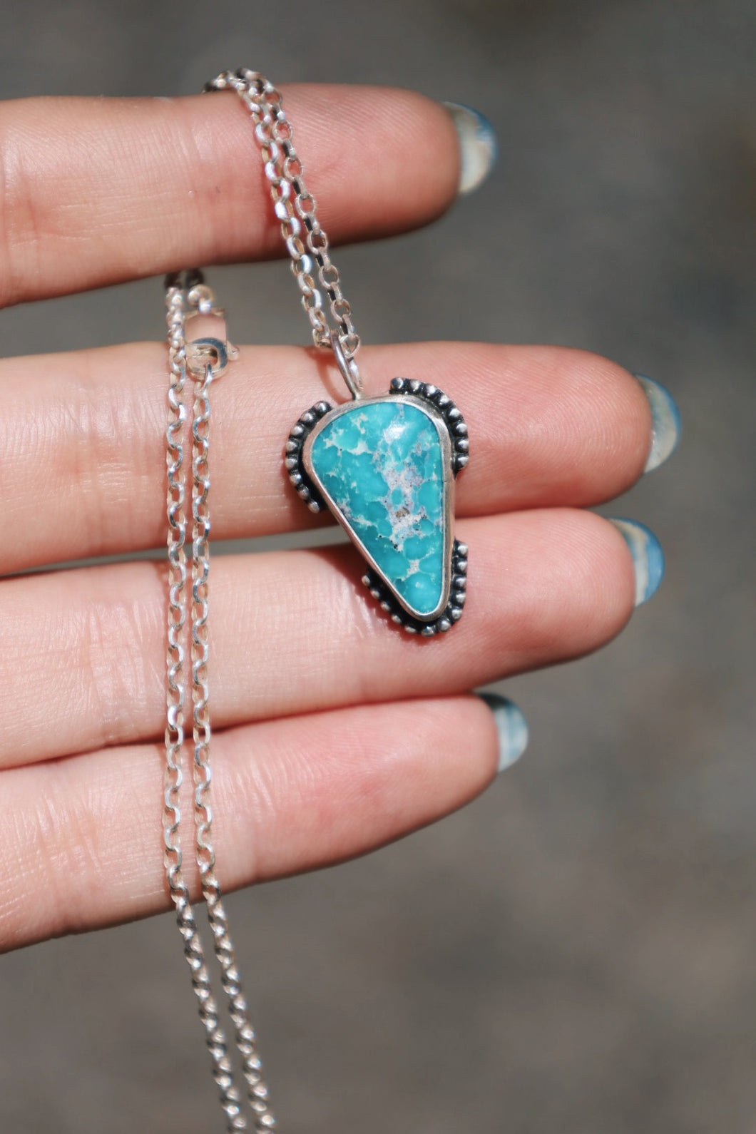 White Water Turquoise Necklace