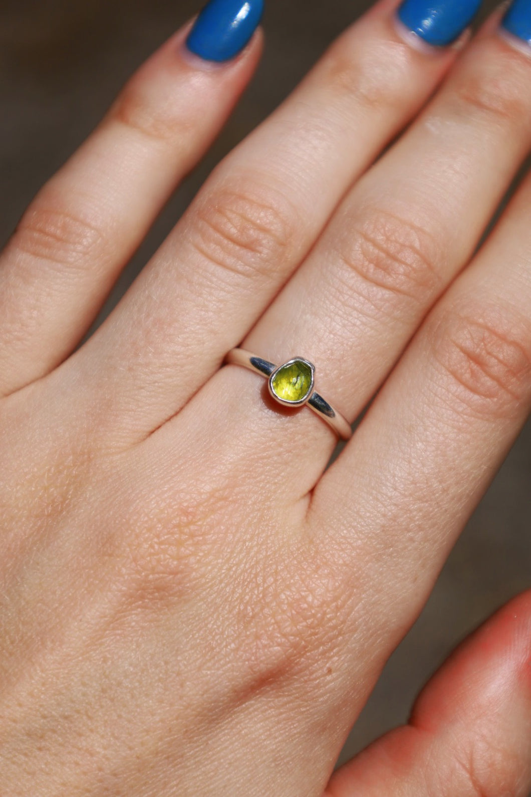 Peridot Ring - Size 7.5