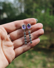 Load image into Gallery viewer, Amethyst Daisy Studs
