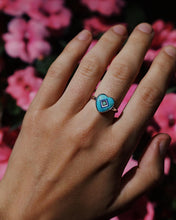 Load image into Gallery viewer, Inlaid Turquoise Heart Ring
