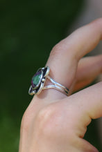 Load image into Gallery viewer, Faceted Ruby in Zoisite Ring - Size 7.75
